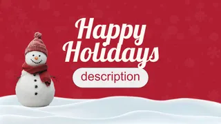 Christmas Slideshow Template — free Google Slides template