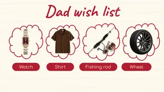 Christmas Wish List Template — free Google Slides template