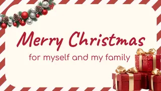 Christmas Wish List Template — free Google Slides template
