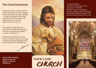 Church Pamphlet Template — free Google Docs template