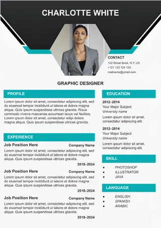 CV Template — free Google Docs template
