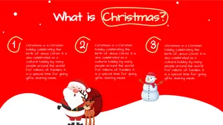 Holiday Presentation — free Google Slides template