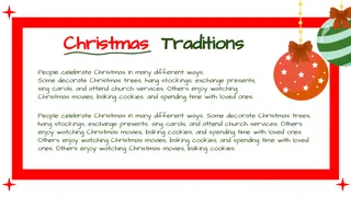 Holiday Presentation — free Google Slides template