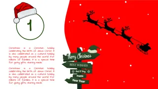 Holiday Presentation — free Google Slides template