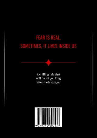 Horror Novel Book Cover Template — free Google Docs template