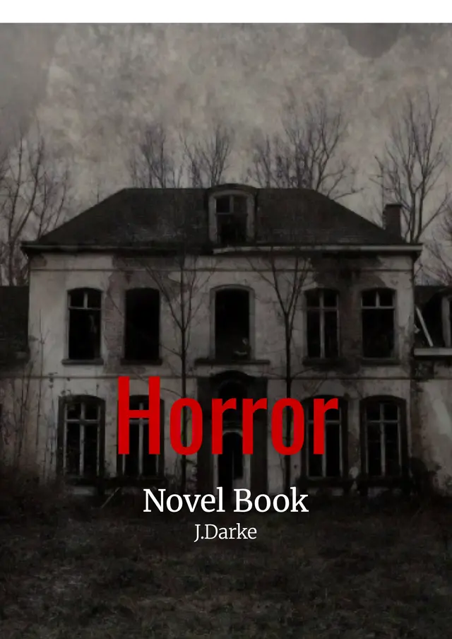 Horror Novel Book Cover Template — free Google Docs template
