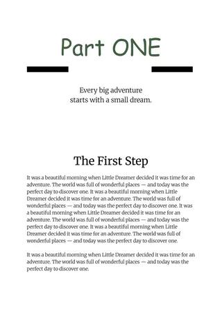 Illustrated Children's Book — free Google Docs template