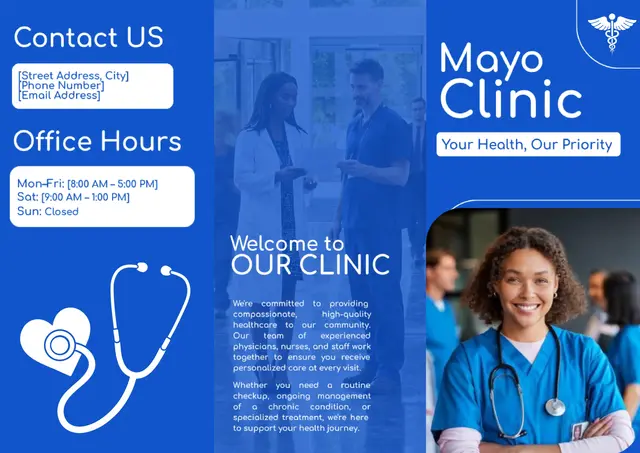 Medical Pamphlet Template — free Google Docs template