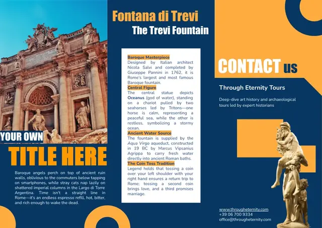 Pamphlet Template — free Google Slides template