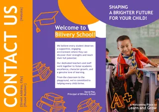 School Pamphlet Template — free Google Docs template
