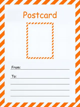Seasonal Postcard Template — free Google Slides template