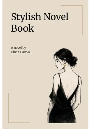Stylish Novel Book — free Google Docs template