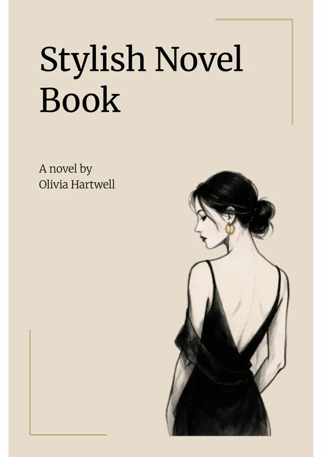 Stylish Novel Book — free Google Docs template