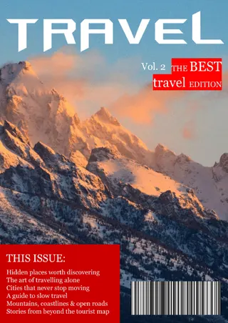 Travel Magazine Template — free Google Docs template