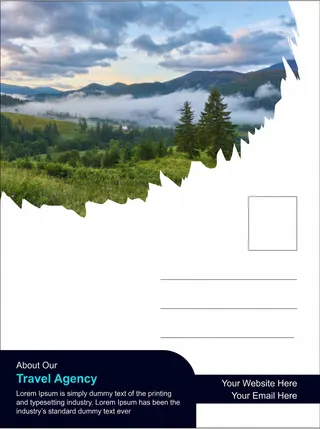Travel Postcard Template — free Google Docs template