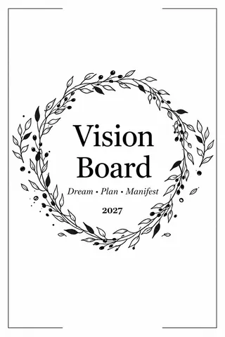 Vision Board Template — free Google Docs template