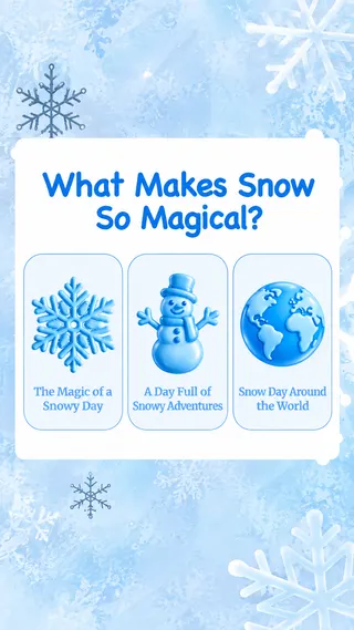 Winter Slideshow Template — free Google Slides template