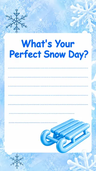 Winter Slideshow Template — free Google Slides template