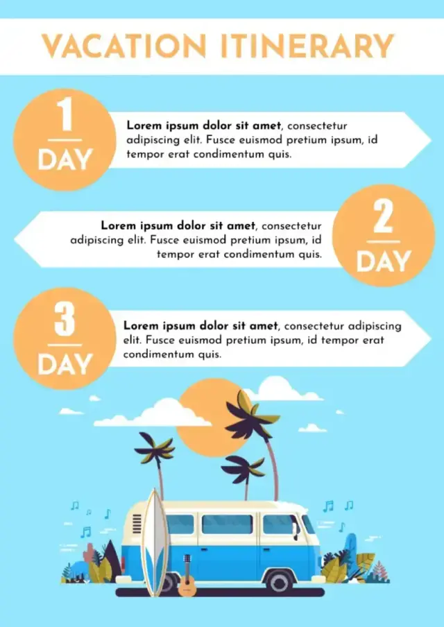 Vacation Itinerary Template — free Google Docs template
