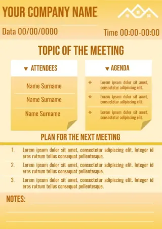 Meeting Note Template #2 — free Google Docs template