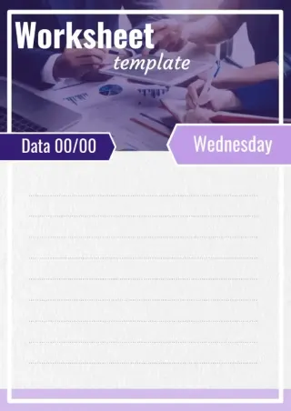 Worksheet template — free Google Docs template