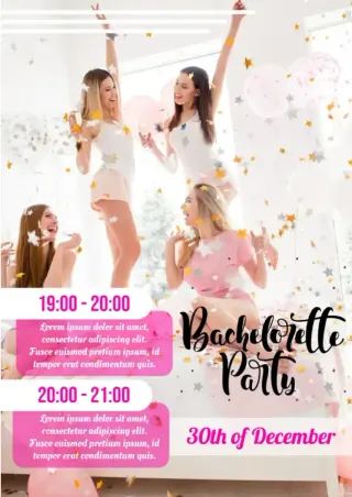 Bachelorette Itinerary Template — free Google Docs template