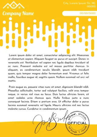 Business Letterhead Template — free Google Docs template