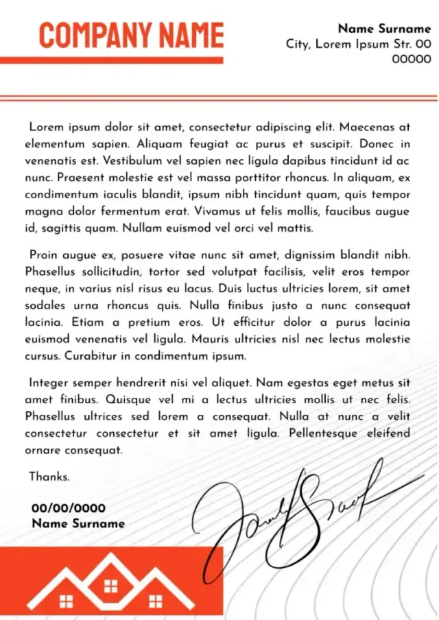 Company Letterhead Template — free Google Docs template