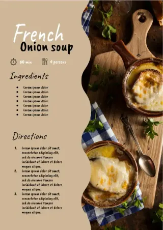 Recipe French Onion Soup Template — free Google Docs template