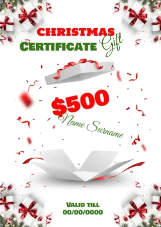 Christmas Gift Template — free Google Docs template