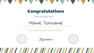 Class Awards Certificates Template — preview 3