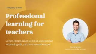 Professional Learning For Teachers Template — free Google Slides template