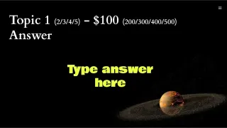 Jeopardy Topic - 5 Template — preview 4