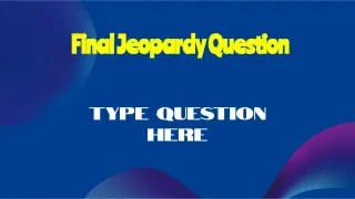 Jeopardy Topic - 4 Template — preview 5