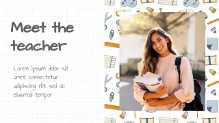 Meet The Teacher Template — free Google Slides template