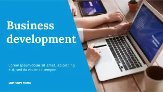 Template for Business Development — free Google Slides template