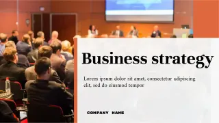 Template for Business Strategy — free Google Slides template