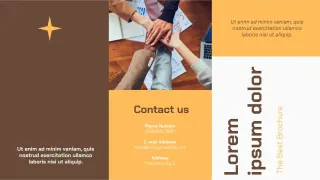 Slides Blank Tri Fold Template — free Google Slides template