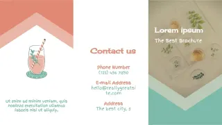 Slides 3 Panel Brochure Template — free Google Slides template