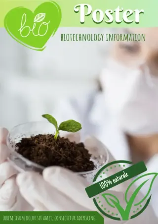 Bio Poster Template — free Google Docs template
