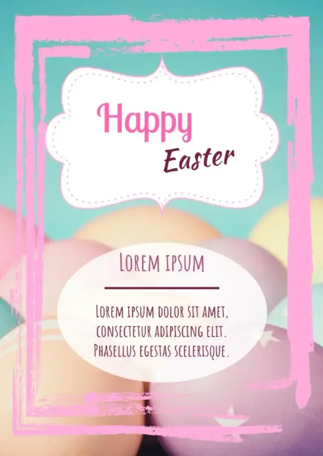 Easter Poster Template — free Google Docs template