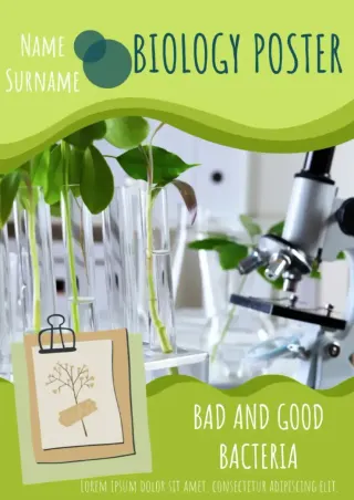 Biology Poster Template — free Google Docs template