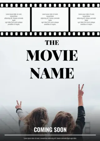 Template for Movie Poster — free Google Docs template