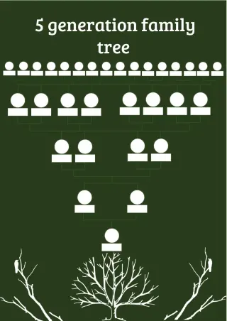 5 Generation Family Tree Template — free Google Docs template