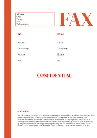 Confidential Fax Template — free Google Docs template
