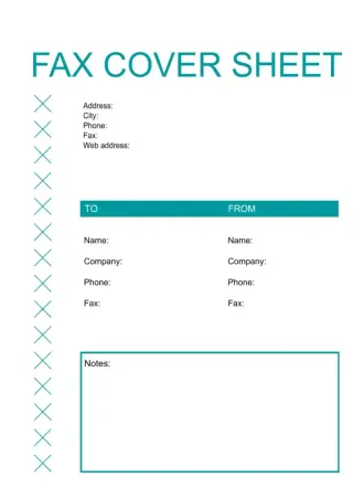 Fax Cover Sheet Template — free Google Docs template