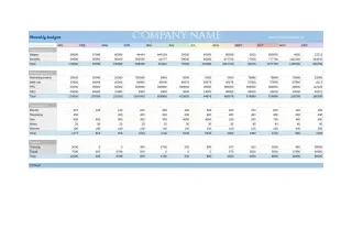 Monthly Budget Template — free Google Sheets template