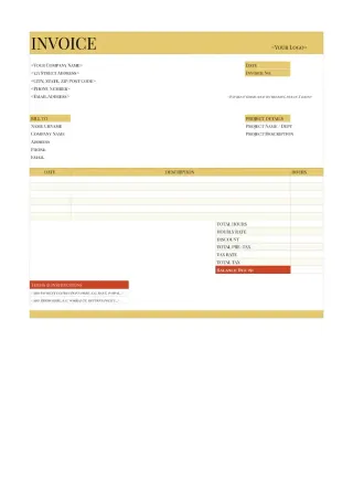 Freelance Invoice Template — free Google Sheets template