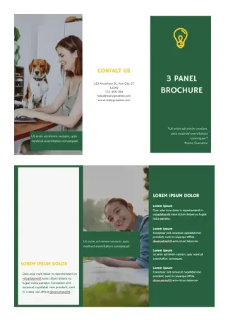 3 Panel Brochure Template — free Google Docs template