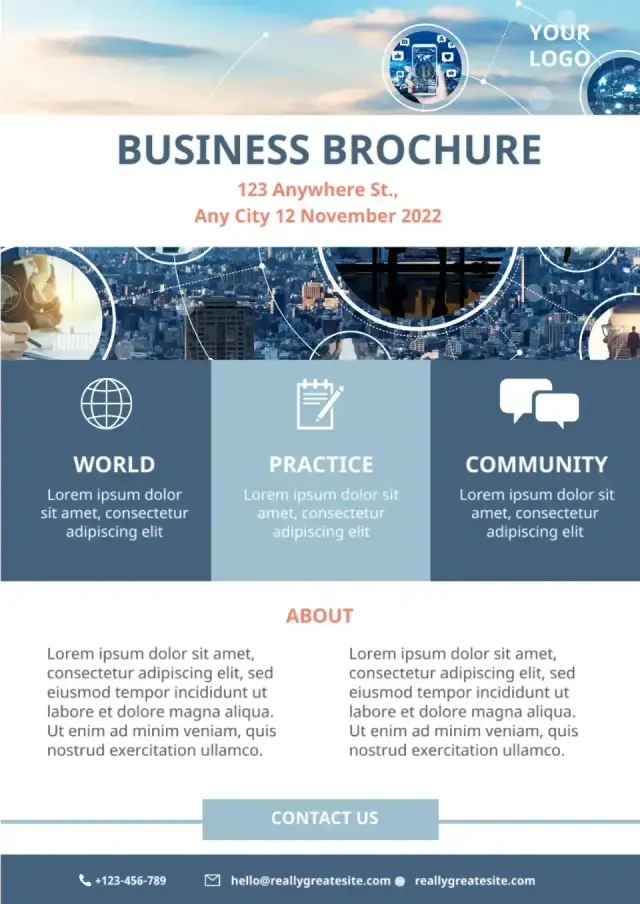Business Brochure Template — free Google Docs template